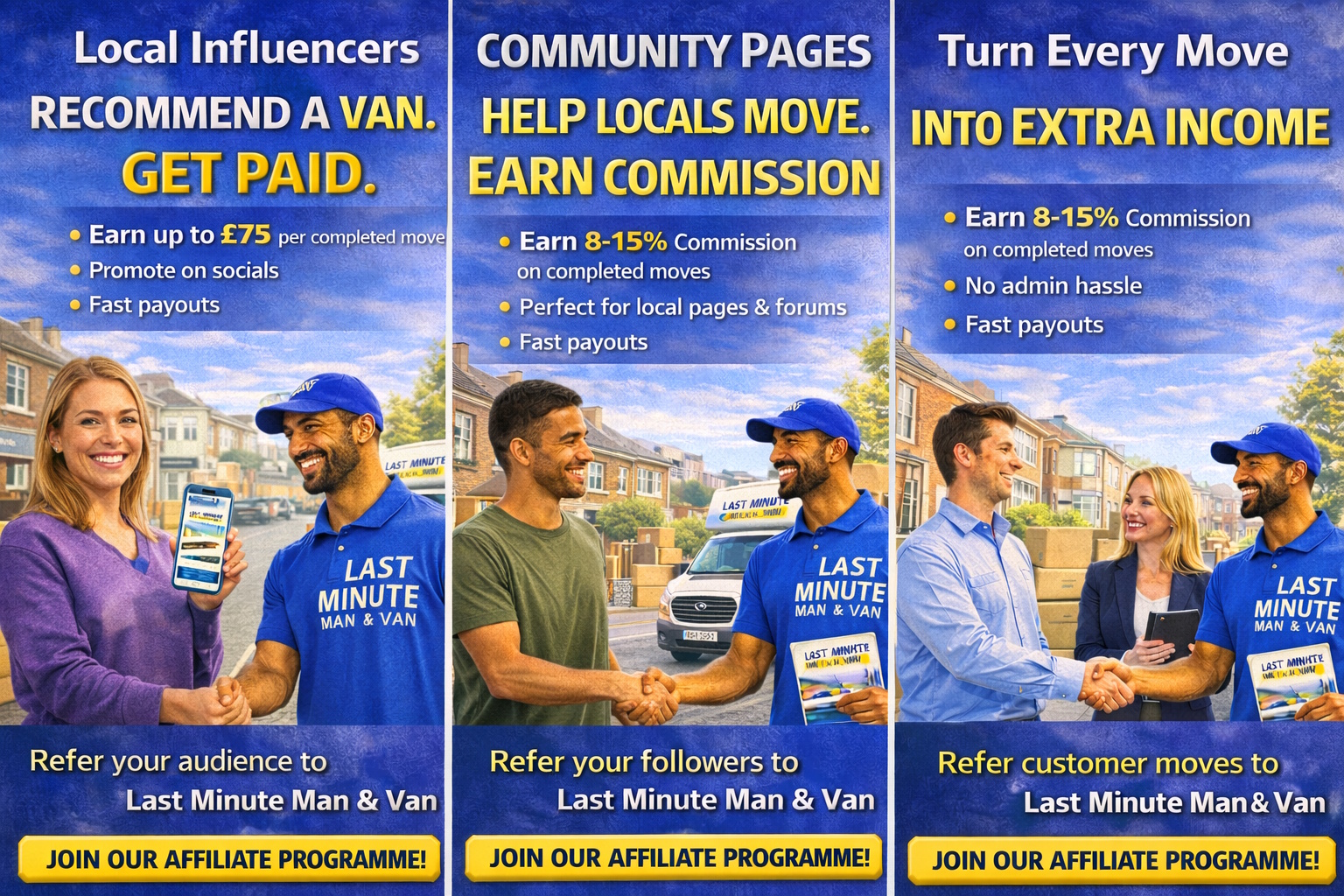 Earn commission referring moves