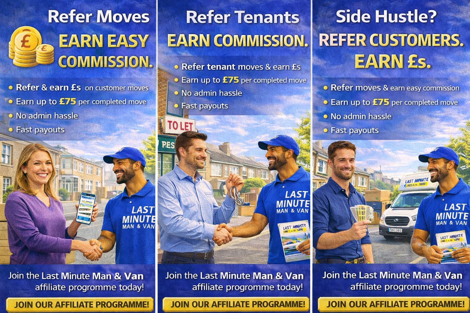 Earn commission referring moves
