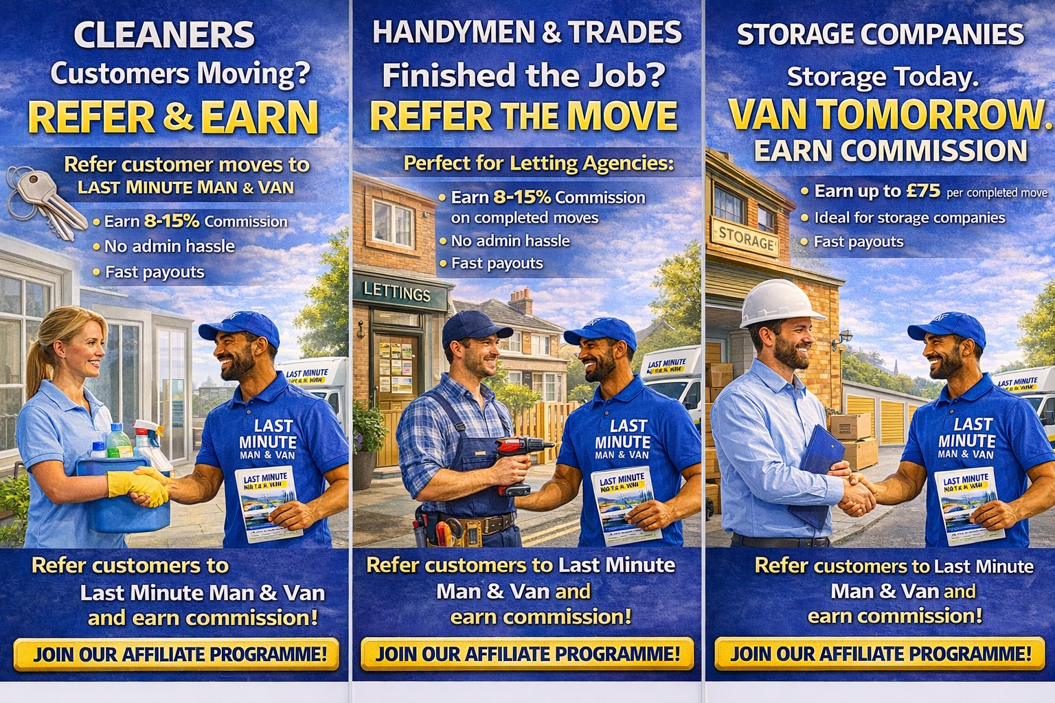 Earn commission referring moves