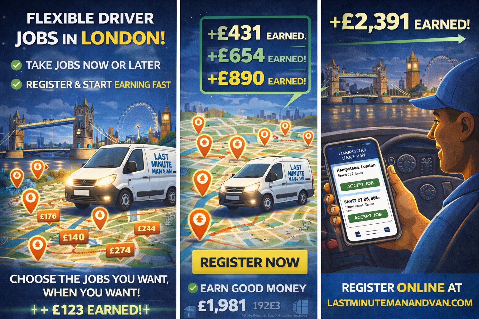 London delivery driver